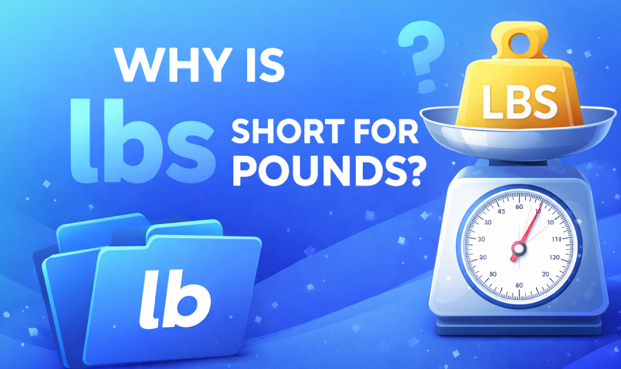 why is lbs short for pounds